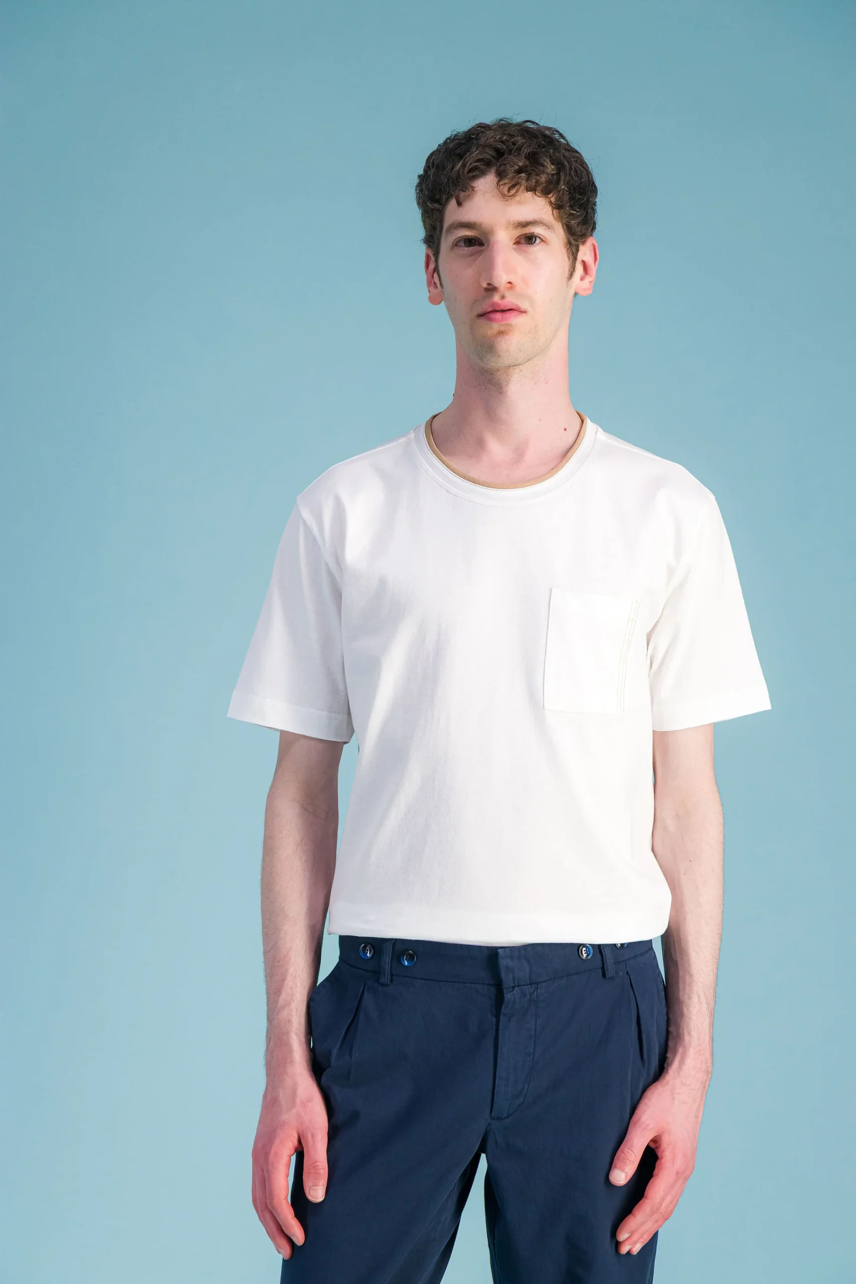 Premium’ white organic cotton T-shirt