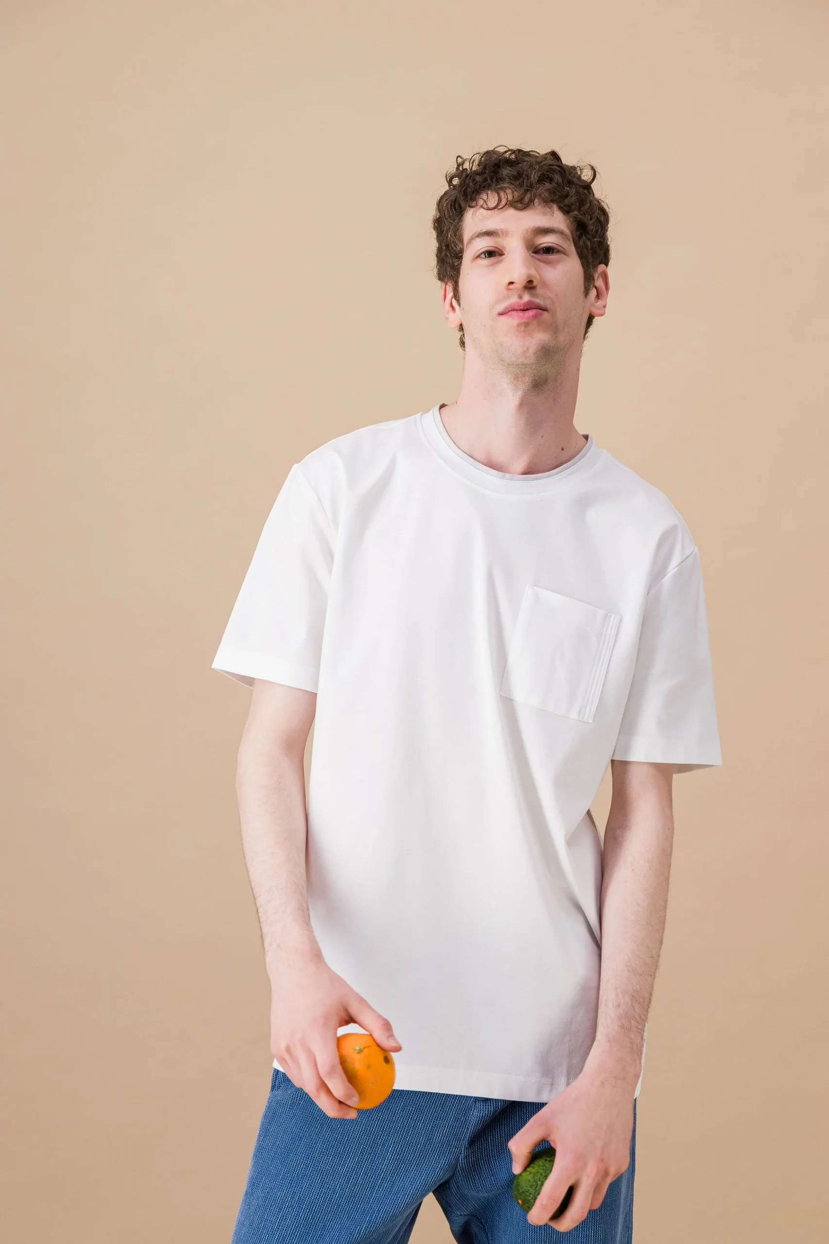 Japanese organic cotton t-shirt with a large "Paris soul" print