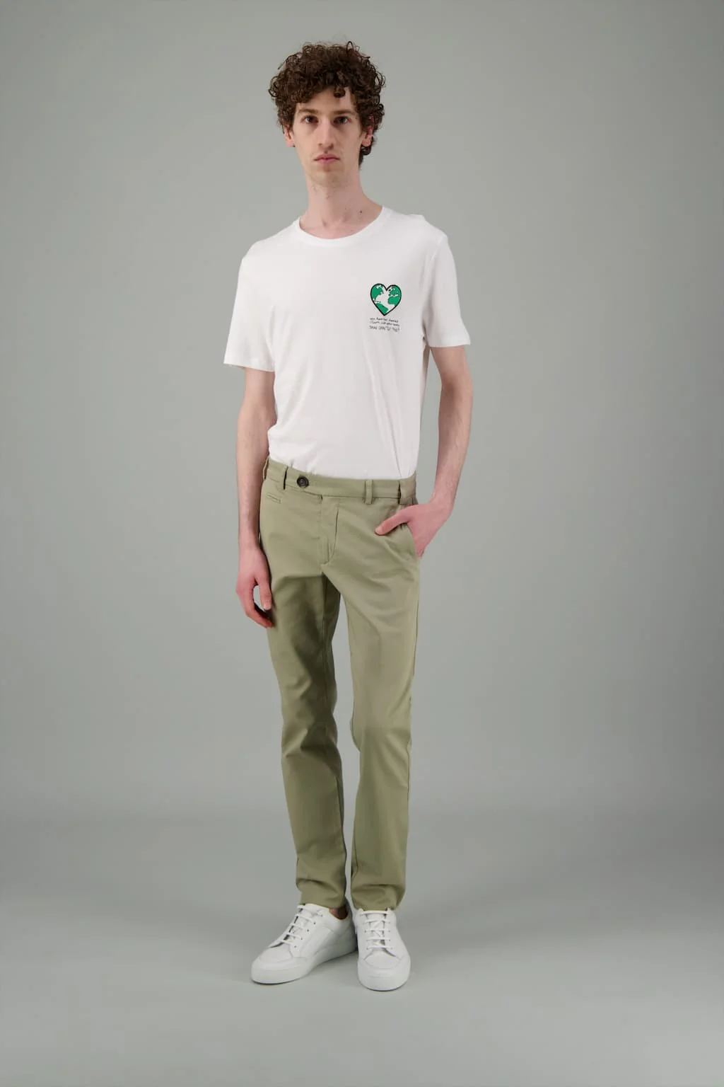 Japanese organic cotton green planet T Shirt - Image 3